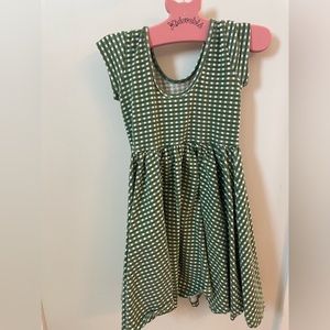Alice and Ames Size 5 Green Gingham Dress